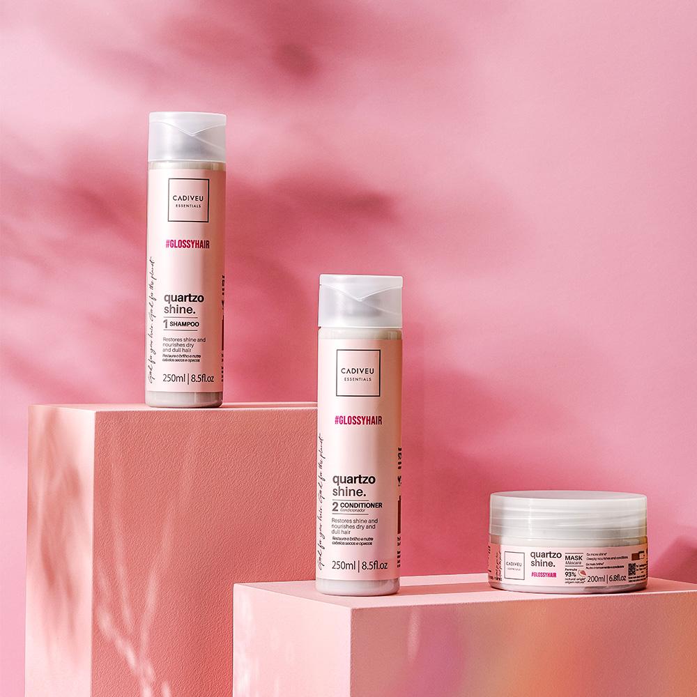 Kit Cadiveu Professional Quartzo Shine Shampoo Condicionador e Máscara (3 produtos) - 2