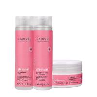 Kit Cadiveu Profissional Essentials Glamour Shampoo Condicionador e Máscara (3 produtos) - 1