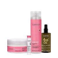 Kit Cadiveu Professional Essentials Glamour Shampoo Máscara Ampola e Açai Oil 60 (4 produtos) - 1