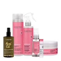 Kit Cadiveu Professional Essentials Glamour Shampoo Máscara Fluído Ampola Sérum e Açaí Oil (6 produtos) - 1