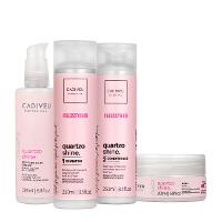 Kit Cadiveu Professional Essentials Quartzo Shine Shampoo Condicionador Máscara e Pré- Shampoo (4 produtos) - 1