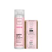 Kit Cadiveu Professional Essentials Quartzo Shine Shampoo em Barra Condicionador e Máscara em Barra (3 produtos) - 1