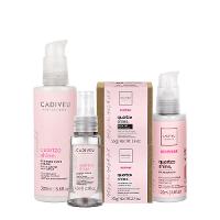 Kit Cadiveu Professional Essentials Quartzo Shine Shampoo Máscara em Barra Pré Shampoo Leave-in e Óleo (5 produtos) - 1