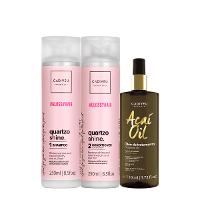 Kit Cadiveu Essentials Quartzo Shine Shampoo Condicionador e Açaí Oil 110 (3 produtos) - 1