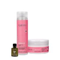 Kit Cadiveu Profissional Essentials Glamour Shampoo Máscara e Açaí Oil P (3 produtos) - 1