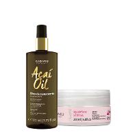 Kit Cadiveu Professional Essentials Quartzo Shine Máscara e Açaí Óleo 110 (2 produtos) - 1
