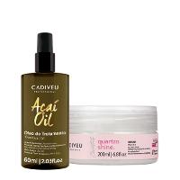 Kit Cadiveu Professional Essentials Quartzo Shine Máscara e Açaí Óleo 60 (2 produtos) - 1