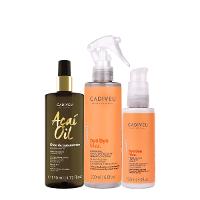 Kit Cadiveu Professional Bye Bye Frizz Selagem Gradativa Leave-in e Açai Oil 110 (3 produtos) - 1