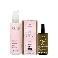 Kit Cadiveu Professional Essentials Quartzo Shine Shampoo Máscara em Barra Pré-Shampoo e Açaí Oil 60 (4 produtos) - 1