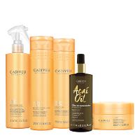 Kit Cadiveu Professional Nutri Glow Shampoo Condicionador Máscara P Fluído e Açaí Oil 110 (5 produtos) - 1