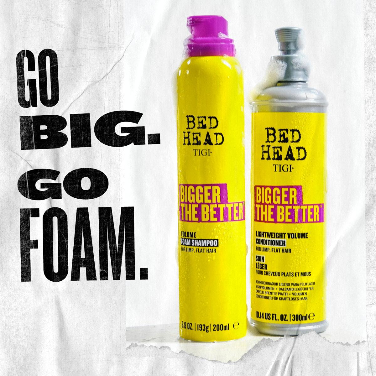 TIGI Bed Head Bigger The Better Foam - Shampoo 200ml - 2