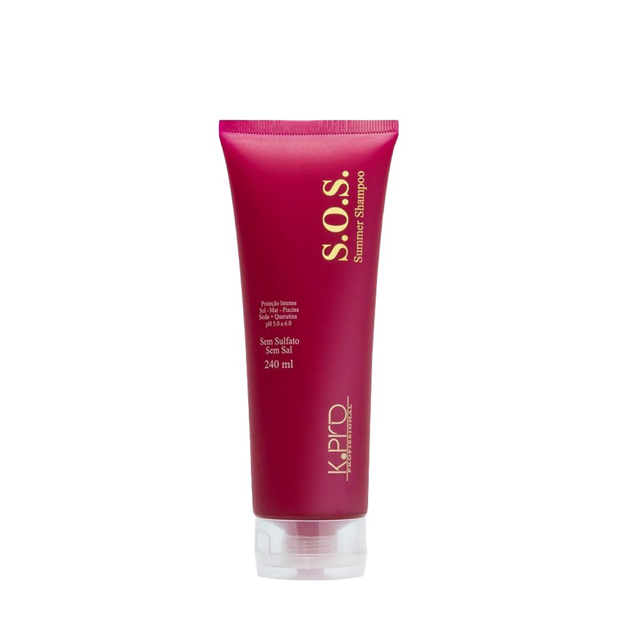 K.Pro S.O.S. Summer - Shampoo sem Sulfato 240ml - 1