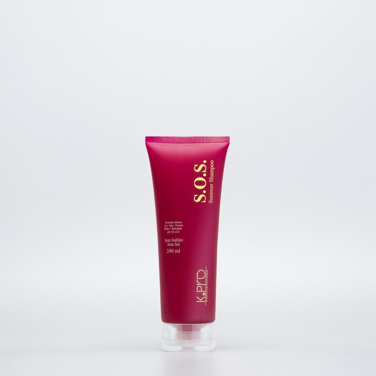 K.Pro S.O.S. Summer - Shampoo sem Sulfato 240ml - 2