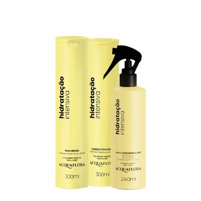 Kit Acquaflora Hidratação Intensiva Duo Leave-in (3 produtos)