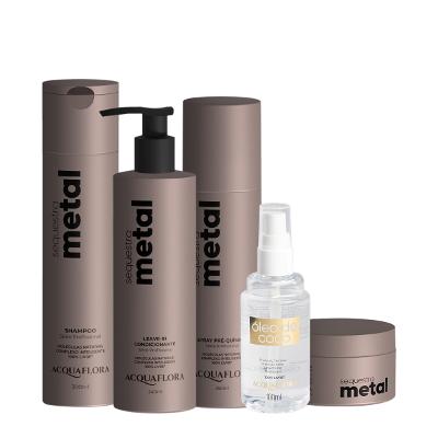 Kit Acquaflora Sequestra Metal Óleo de Coco Completo (5 produtos)