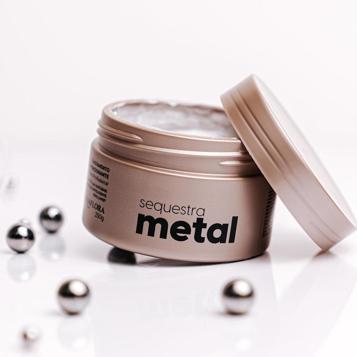 Kit Acquaflora Sequestra Metal Shampoo Tratamento e Óleo de Coco (3 produtos) - 3