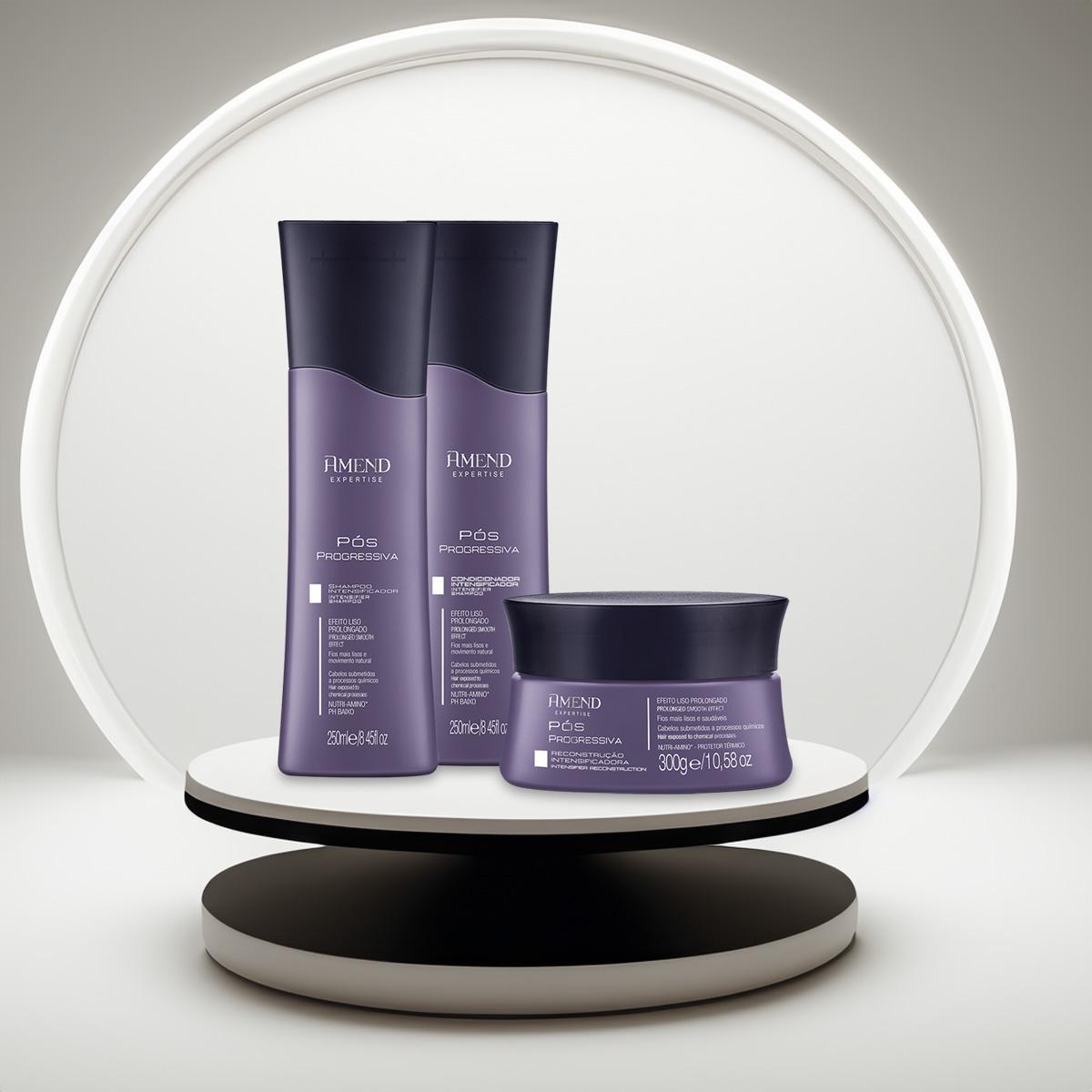 Kit Amend Pós Progressiva Shampoo Condicionador Máscara e Óleo Reparador de Pontas (4 produtos) - 2