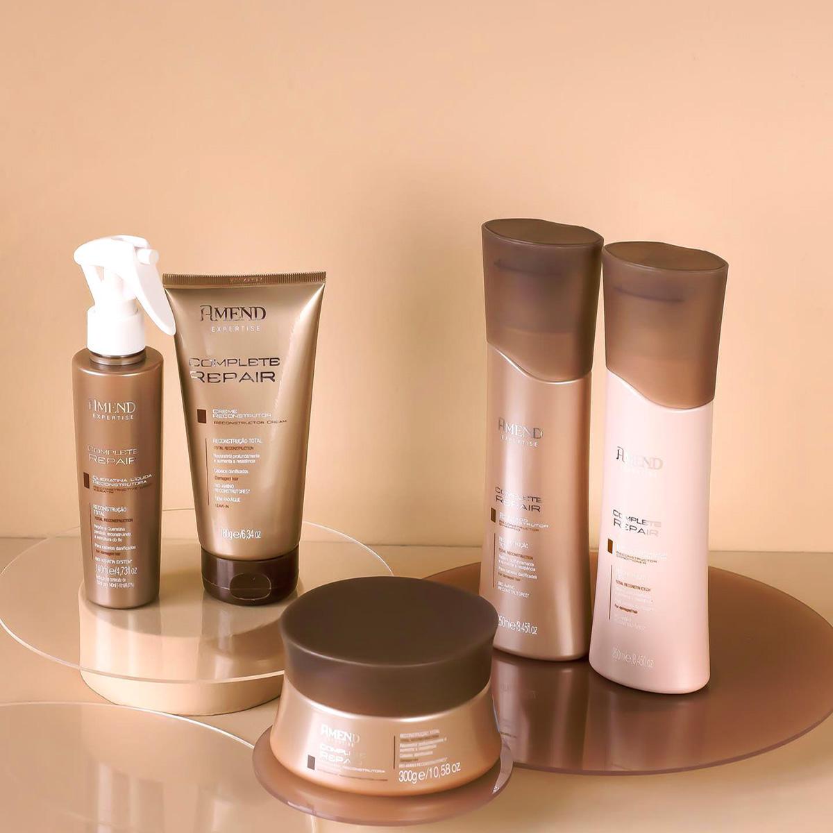 Kit Amend Complete Repair Reconstrutor Shampoo Condicionador Máscara Leave-in e Óleo (5 produtos) - 2