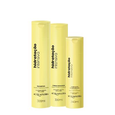 Kit Acquaflora Hidratação Intensiva Duo Hidratante (3 produtos)