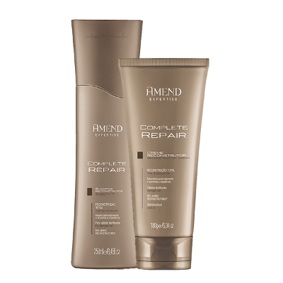 Amend Complete Repair Reconstrutor Shampoo 250ml e Leave-in 180g