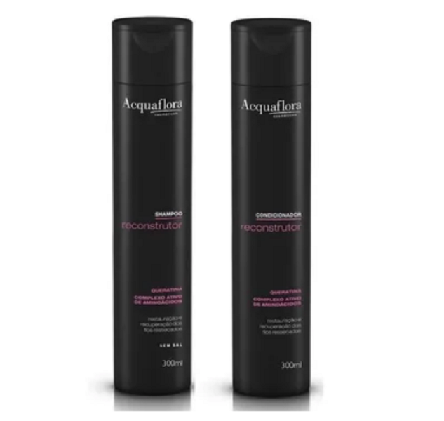 Acquaflora Reconstrutor Shampoo+Condicionador 300ml - 1