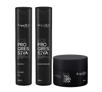 Acquaflora Pos-Progressiva Shampoo+Condicionador 300ml+Mascara 250ml - 1