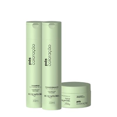 Kit Acquaflora Pós-Coloração Home Care (3 produtos)