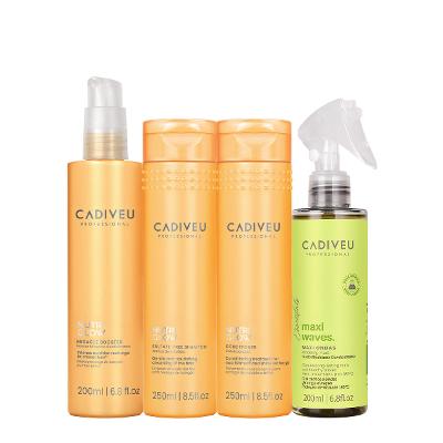 Kit Cadiveu Professional Nutri Glow Shampoo Condicionador Maxi Ondas e  Booster Pré Shampoo (4 produtos)