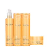 Kit Cadiveu Professional Nutri Glow Shampoo Condicionador Máscara P e Booster Fluído de Tratamento (4 produtos) - 1