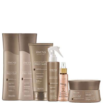 Kit Amend Complete Repair Reconstrutor Millenar Monoi (6 Produtos)