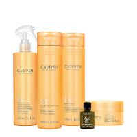 Kit Cadiveu Professional Nutri Glow Shampoo Condicionador Máscara P Fluído e Açaí Oil (5 produtos) - 1