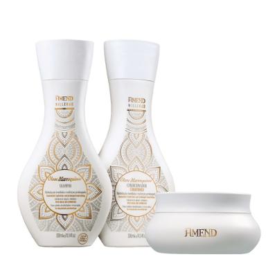 Kit Amend Millenar Óleos Marroquinos Trio Tratamento (3 Produtos)