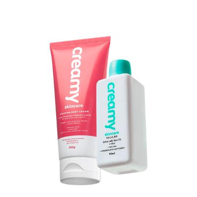 Kit Creamy Ácido Salicílico Antiacne e Calming Cream Hidratante Corporal (2 produtos)