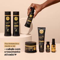 Kit Haskell Cavalo Forte Máscara Shampoo Condicionador e Lamelar Máscara líquida (4 produtos) - 3