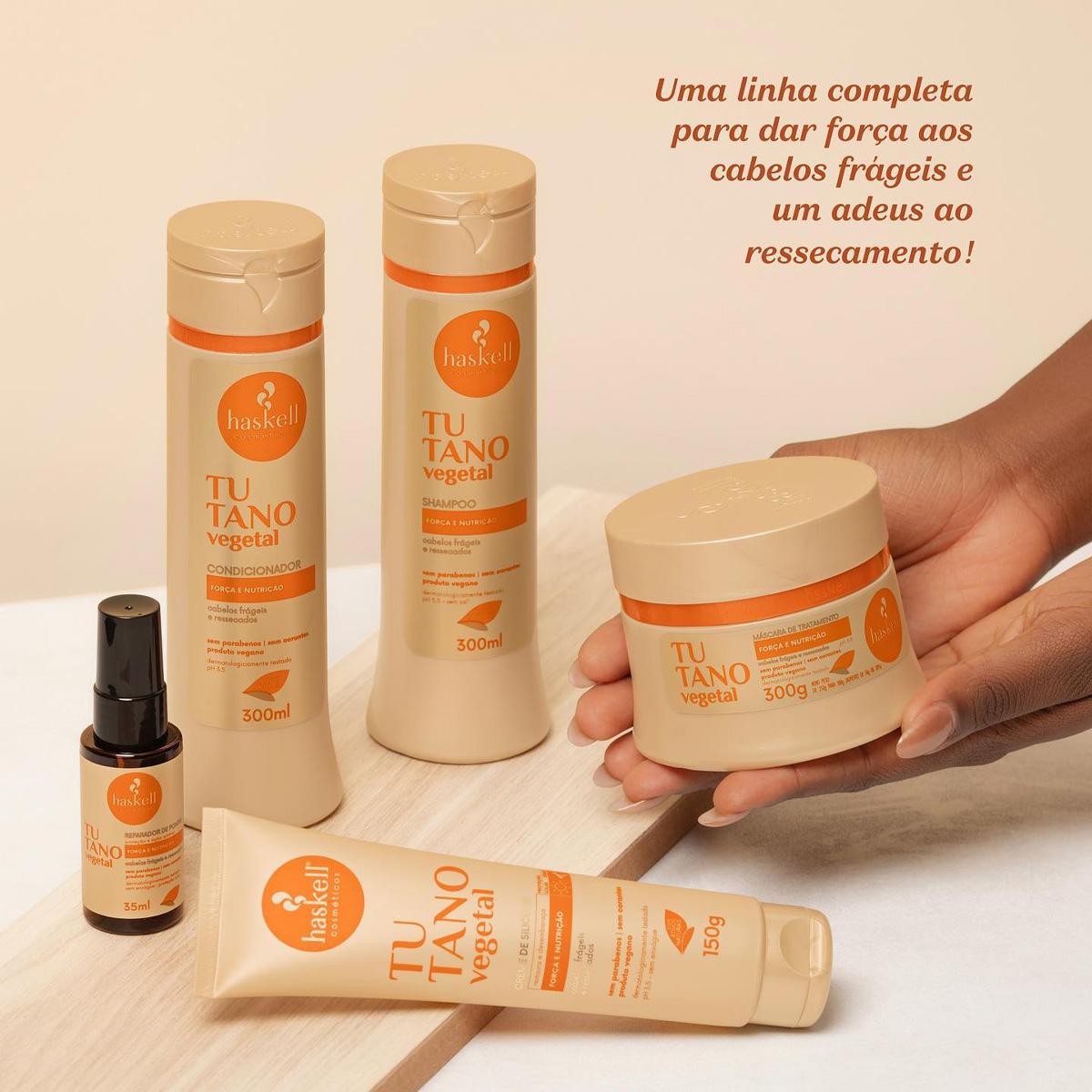 Kit Haskell Tutano Shampoo Leave-in e Lamelar Máscara Líquida (3 produtos) - 4