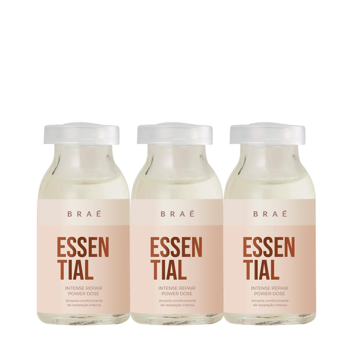 Kit Braé Essential Ampola Capilar (3 unidades) - 1