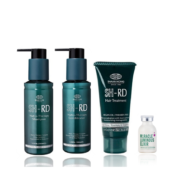 NPPE SHRD Nutra Therapy Duo 100ml Mascara Argan Oil 70ml Elixir Ampola 25ml - 1