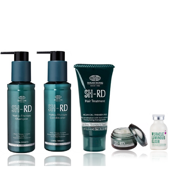 NPPE SHRD Nutra Therapy Duo 100ml Mascara Argan oil 70ml Leave-in 10ml Elixir Ampola 25ml - 1