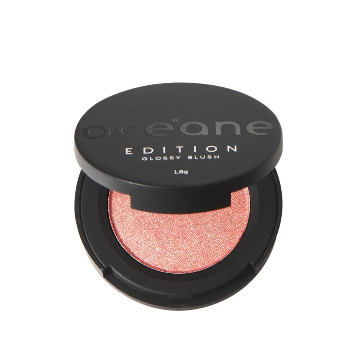 Océane Edition Glossy Rose Pink - Mini Blush em Pó 1,8g - 1