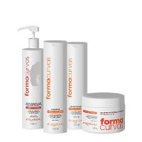 Kit Acquaflora Forma Curvas Duo Creme de Pentear Crespos e Gelatina Suave (4 produtos) - 1