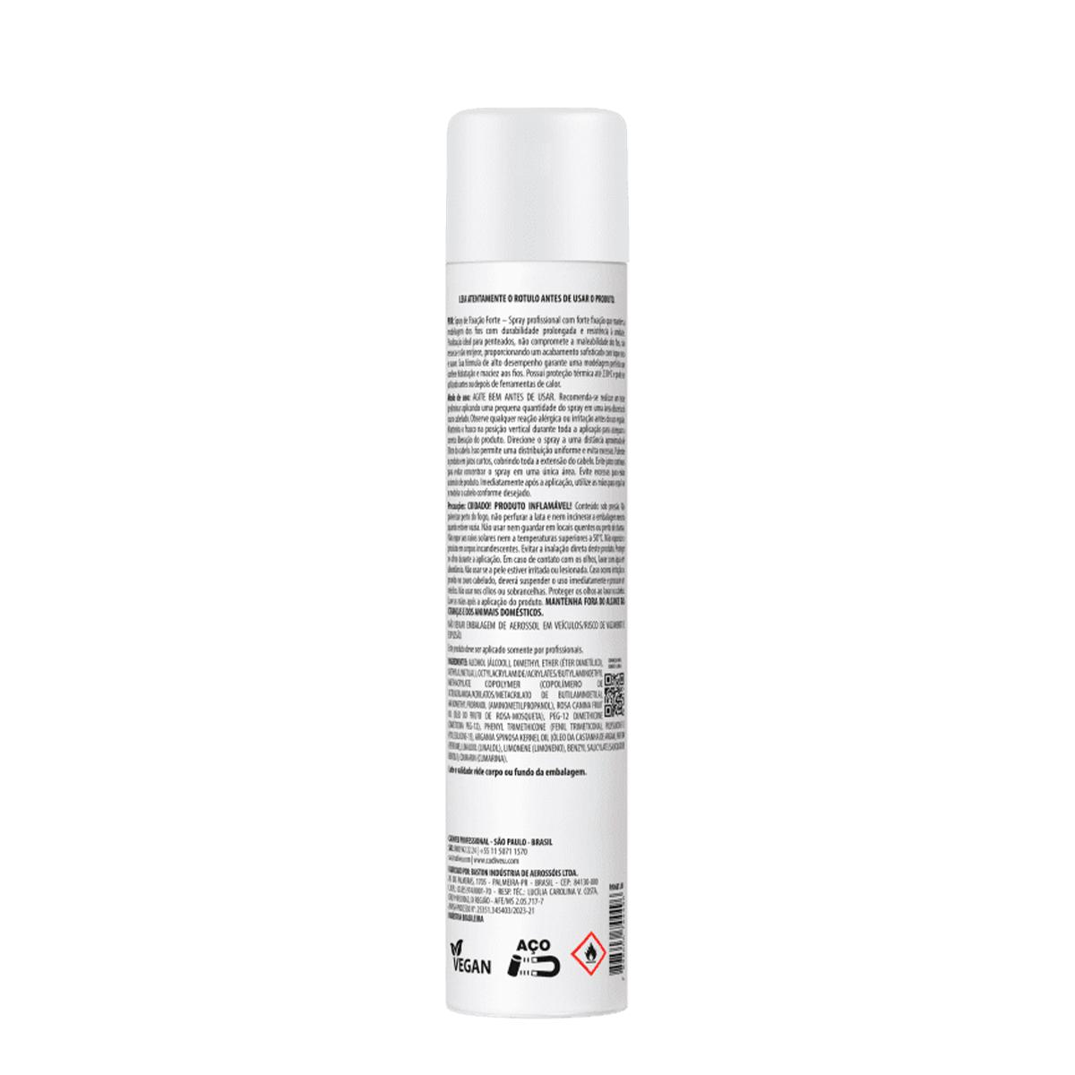 Cadiveu Professional Final Style High Fix Hairspray - Spray Fixador 400ml - 2