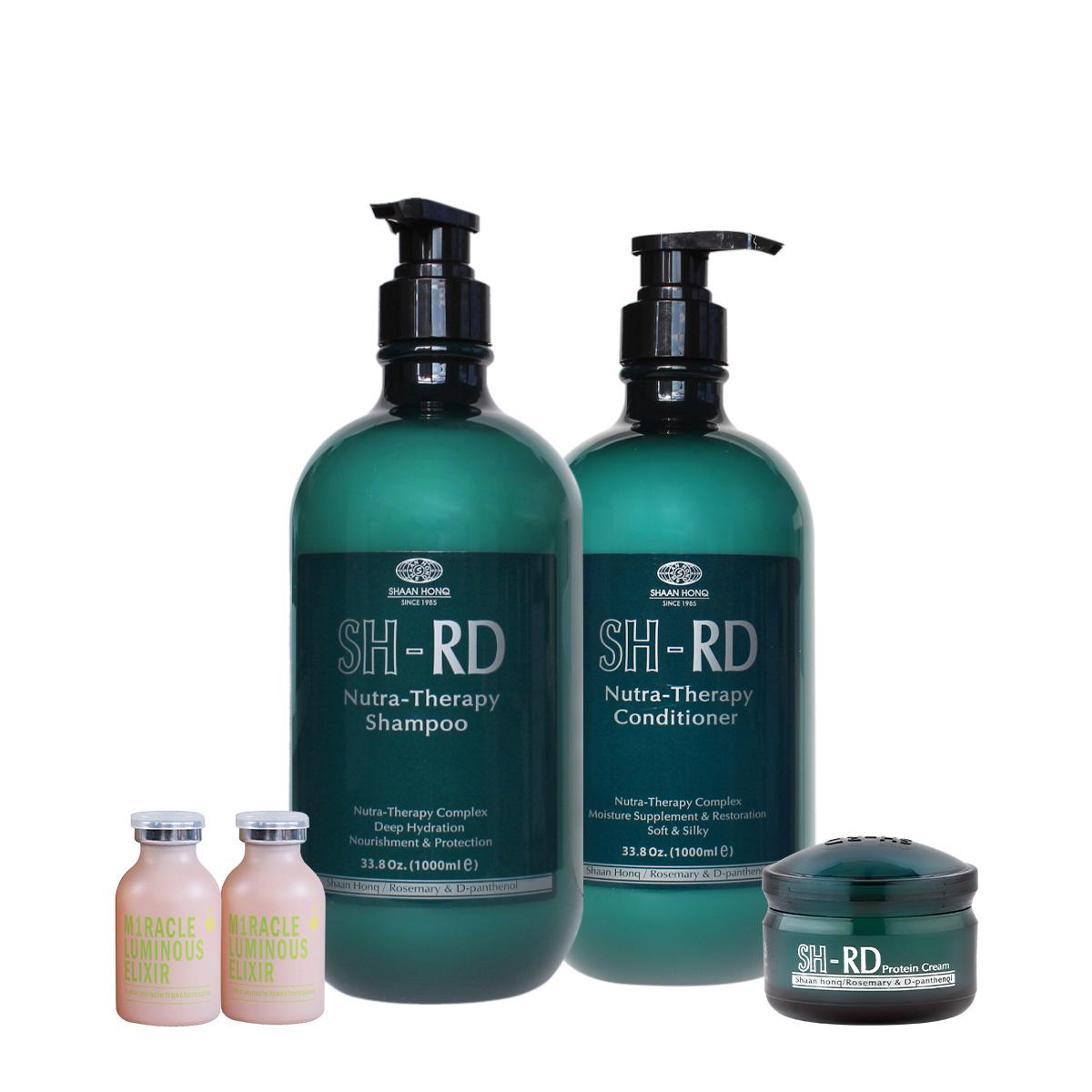 N.P.P.E SH-RD Nutra Therapy Shampoo Condicionador Proteína P e Ampola Elixir (5 produtos) - 1