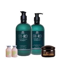 N.P.P.E SH-RD Nutra Therapy Shampoo Condicionador Proteína Gold Deluxe e Ampola Elixir (5 produtos) - 1
