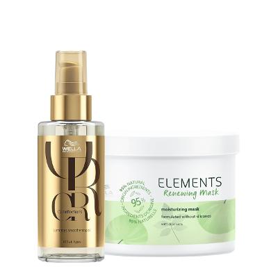 Kit Wella Professionals Elements Renewing Máscara Oil (2 produtos)