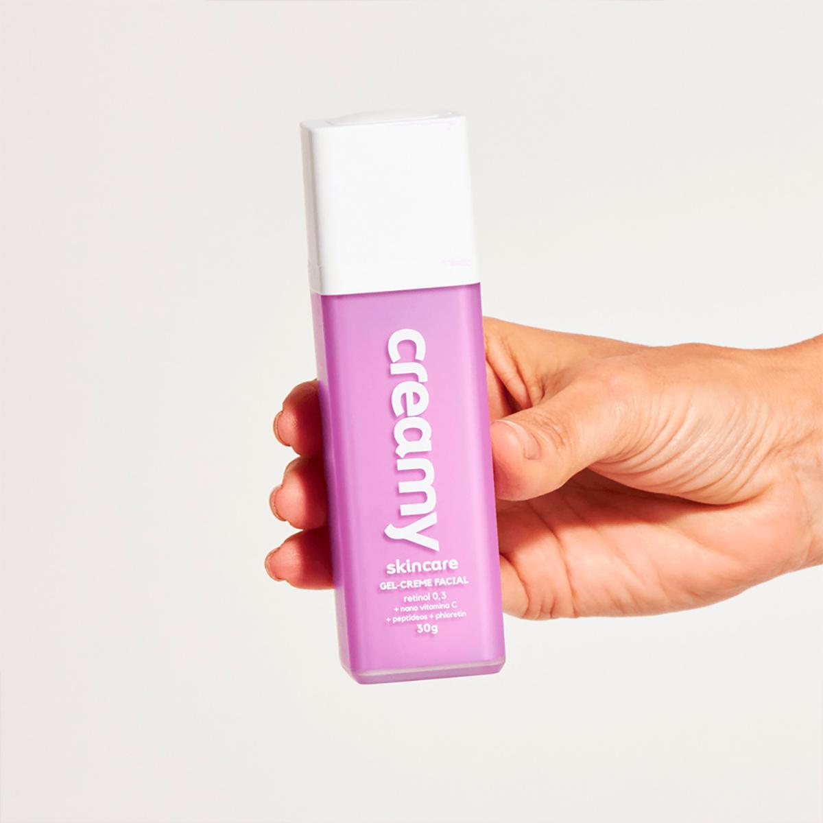 Kit Creamy Skincare Limpador Glicerinado e Gel-Creme Retinol 0,3 (2 produtos) - 3