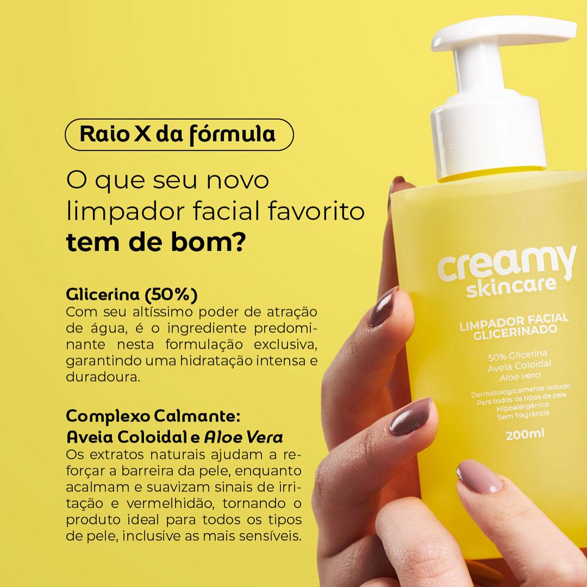 Kit Creamy Skincare Limpador Glicerinado e Anti-Aging Redutor de Linhas (2 produtos) - 5