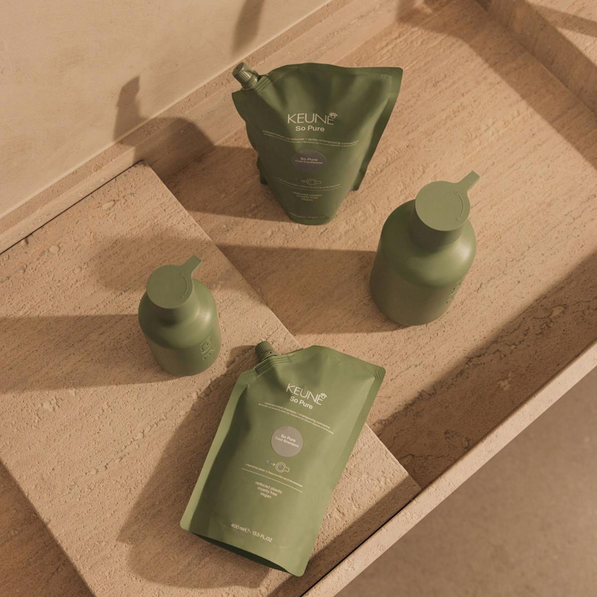 Kit Keune So Pure Cool Shampoo Refil e Dispenser Frasco (2 produtos) - 2