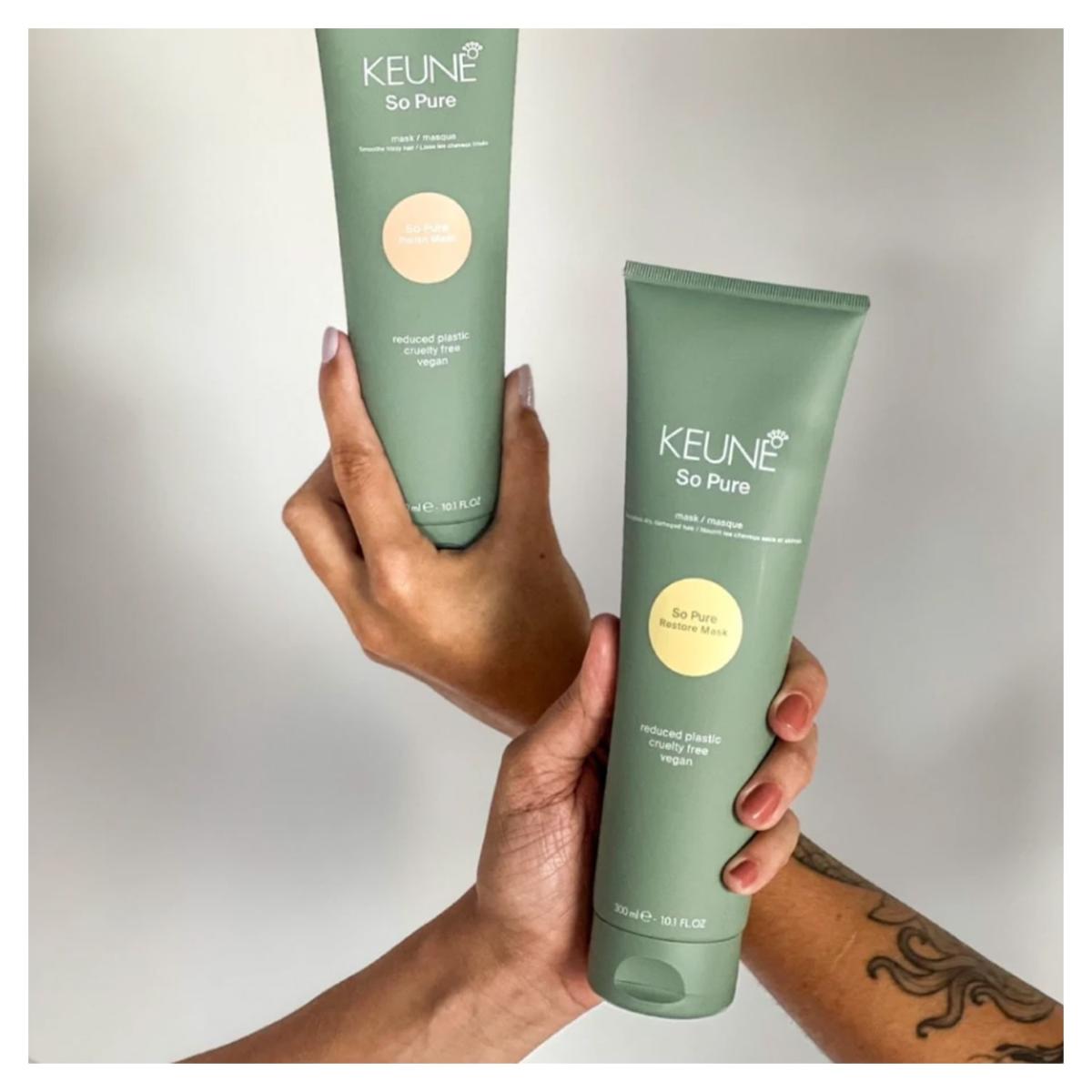 Kit Keune So Pure Polish Shampoo Refil Máscara e Dispenser Frasco (3 produtos) - 2