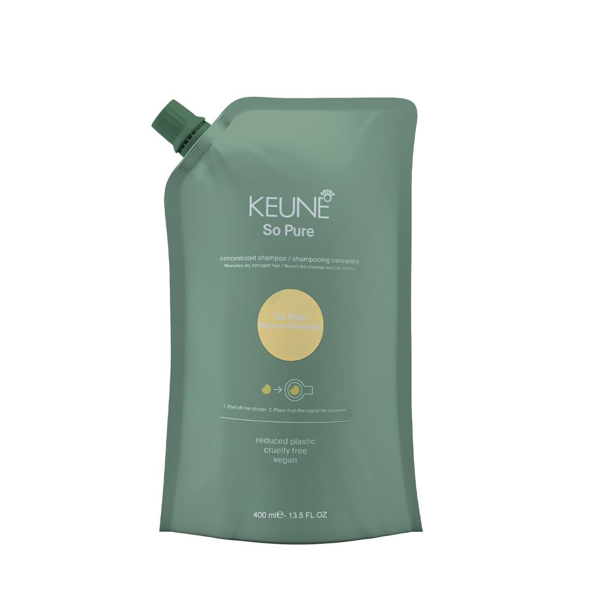 Keune So Pure Restore Refil - Shampoo 400 ml - 1