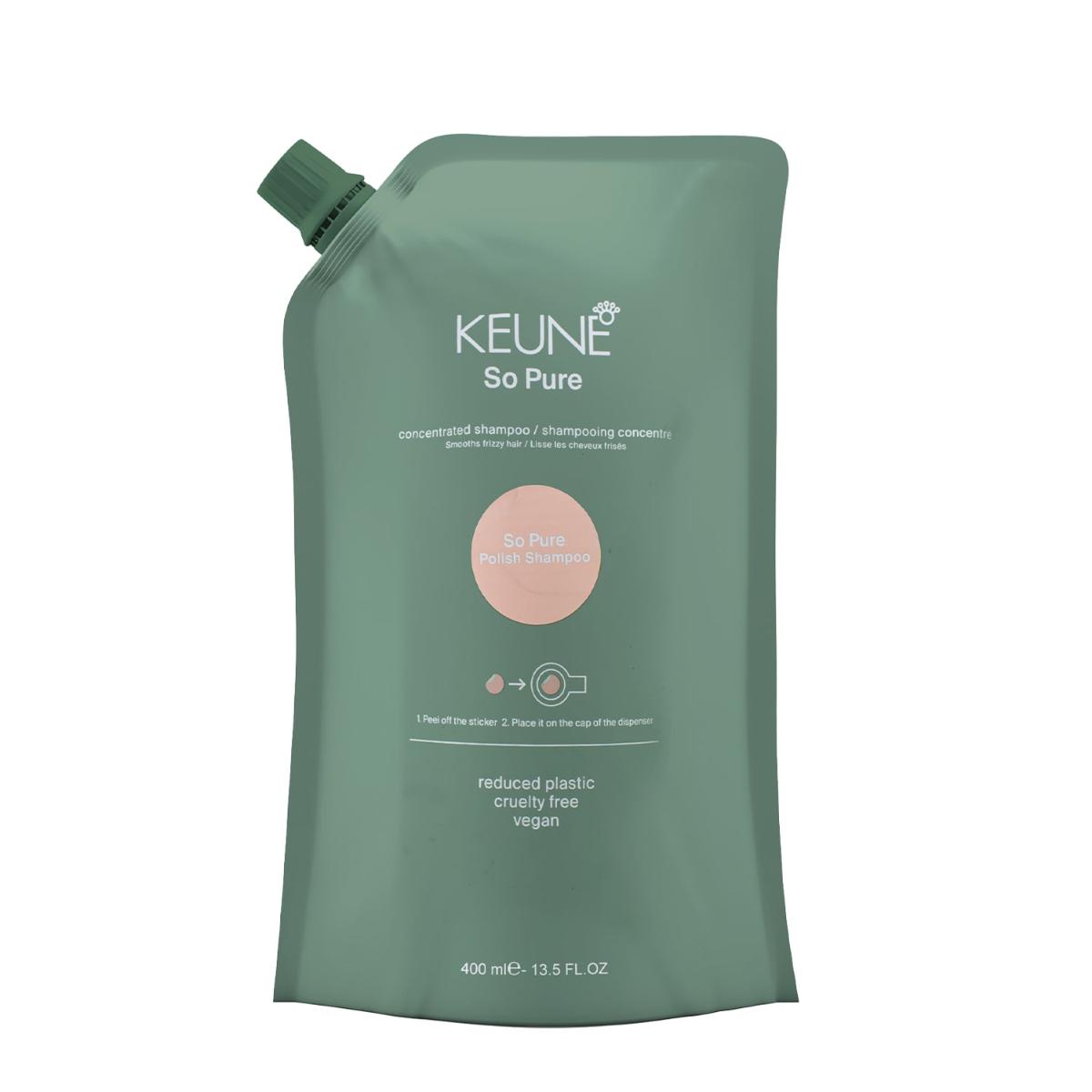 Keune So Pure Polish Refil - Shampoo 400 ml - 1